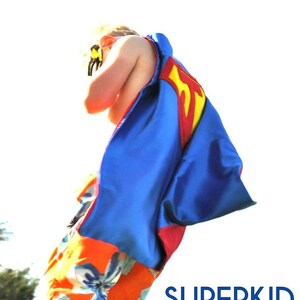 PERSONALIZED Shield SUPERHERO CAPE Customize with your child's initial doublesided Boy Super Hero Cape-boy birthday gift Superkidcapes image 7