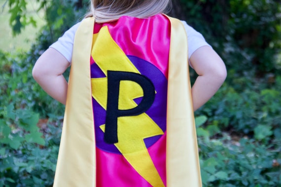 Holiday Sale - Best selling Kids SUPERHERO Cape Personalized double sided cape - Any Initial - Boy Birthday Gift - Superkidcapes Original Il_570xn