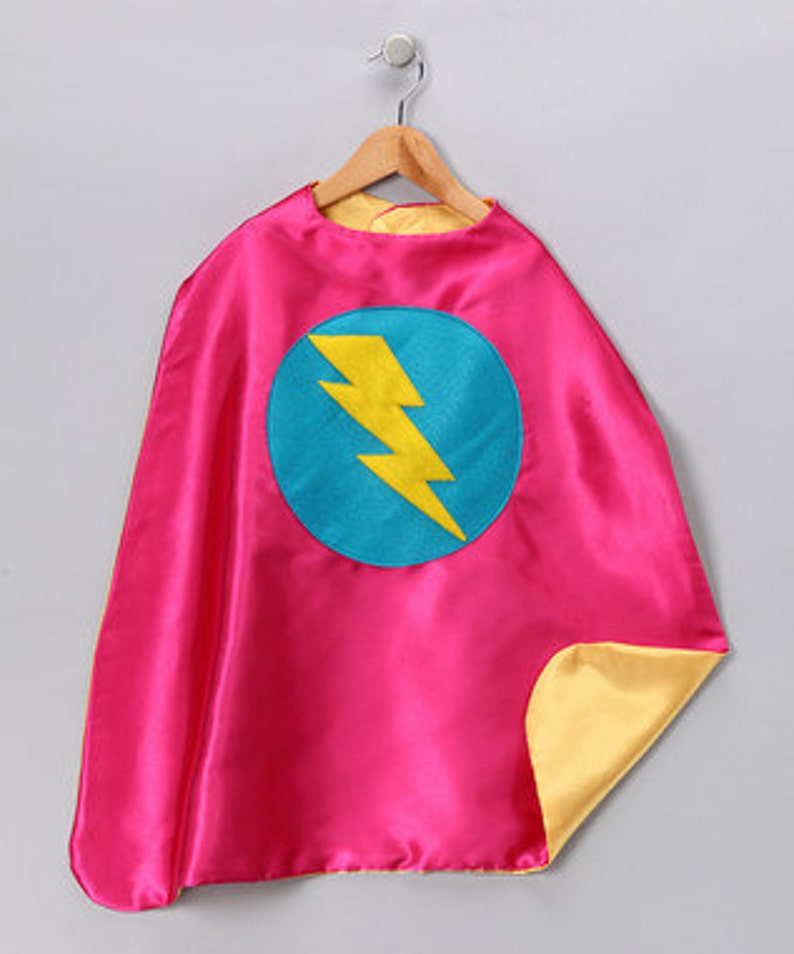 Halloween Ready Girl birthday gift Fast Shipping GIRLS SUPER HERO cape -Choose from 3 designs Super hero party capes