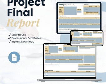 Plantilla de informe final de proyecto en Excel: herramienta editable para cierres y generación de informes de gestión de proyectos