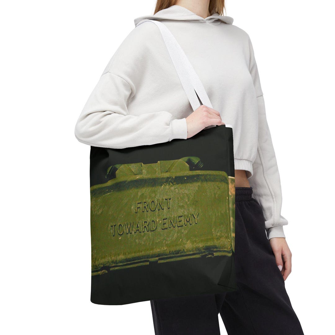 Front Toward Enemy Tote Bag M18 Claymore Mine Military Tactical