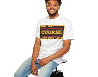 T-shirt May The Course Be With You | Retro raceontwerp