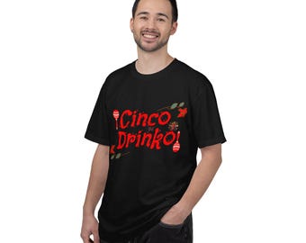 Cinco Drinko-T-shirt | Cinco de Mayo, Maracas en Chili Design