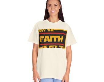 May the Faith Be With You T-shirt | Shirt religieus geloof