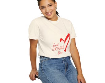 T-shirt moeder ooit hart | T-shirt voor moederdag