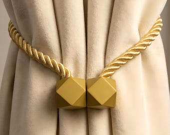 Abrazadera magnética geométrica para cortina: ¡no requiere taladrar!