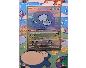 Mew EX Extended Art Display with Holographic Proxy Card