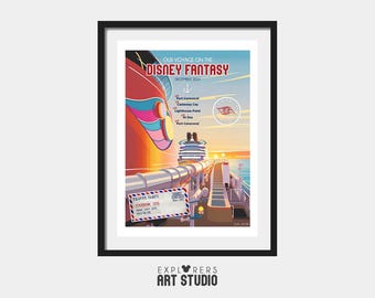 Disney Cruise Line Memory Print | Personalised