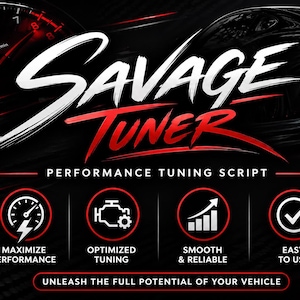 Savage Tuner – Script avanzado para la optimización de coches /Autónomo /Modos de rendimiento realistas