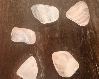 Tumbled Milky Quartz - 1 piece (.5 - .75" pieces)
