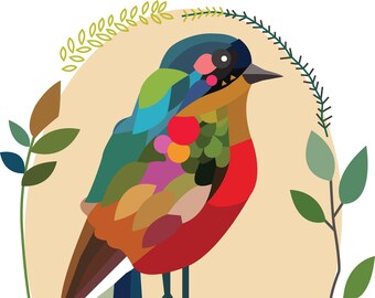 Printable Bird illustration