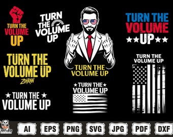 Turn the Volume Up svg png, Zohran Mamdani Shirt png, Zohran Mamdani, Liberal svg png, NYC 2026 Tee, Democracy Shirt svg, New York Mayor png