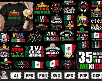 Viva Mexico SVG, Mexico Svg, September 16th Svg, Mexican Independence Day Svg, Mexican Fiesta, Mexican Hat,Mexico Pride Svg,Instant Download
