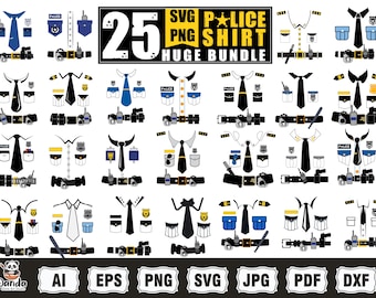 Police officer shirt svg png Bundle, Police Birthday Shirt, Police Uniform svg, Police Badge svg, Personalized Boys Policeman,Birthday Shirt