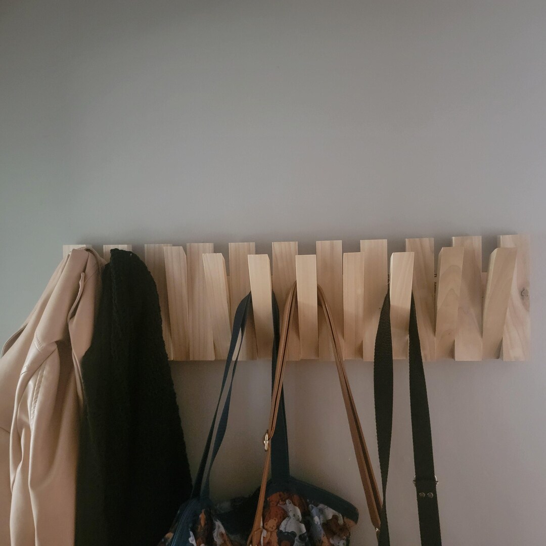 Unique, Wall-mounted Coat Rack - Etsy