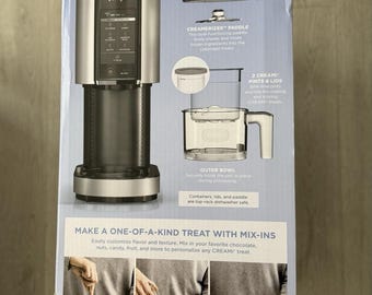 Ninja CREAMi 7-i-1 glassmaskin fryst dessertmaskin gelato milkshake sorbet maker kompakt köksapparat