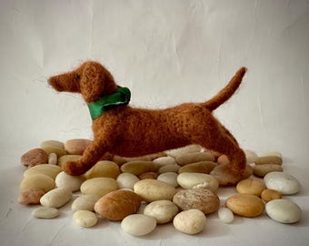 Petite Puppy Pins - Red Dachshund