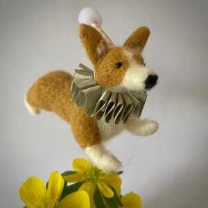 Cake Topper - Flying Corgi Dog