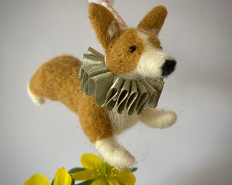 Cake Topper - Flying Corgi Dog