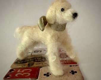 Needle Felted Goldendoodle Puppy