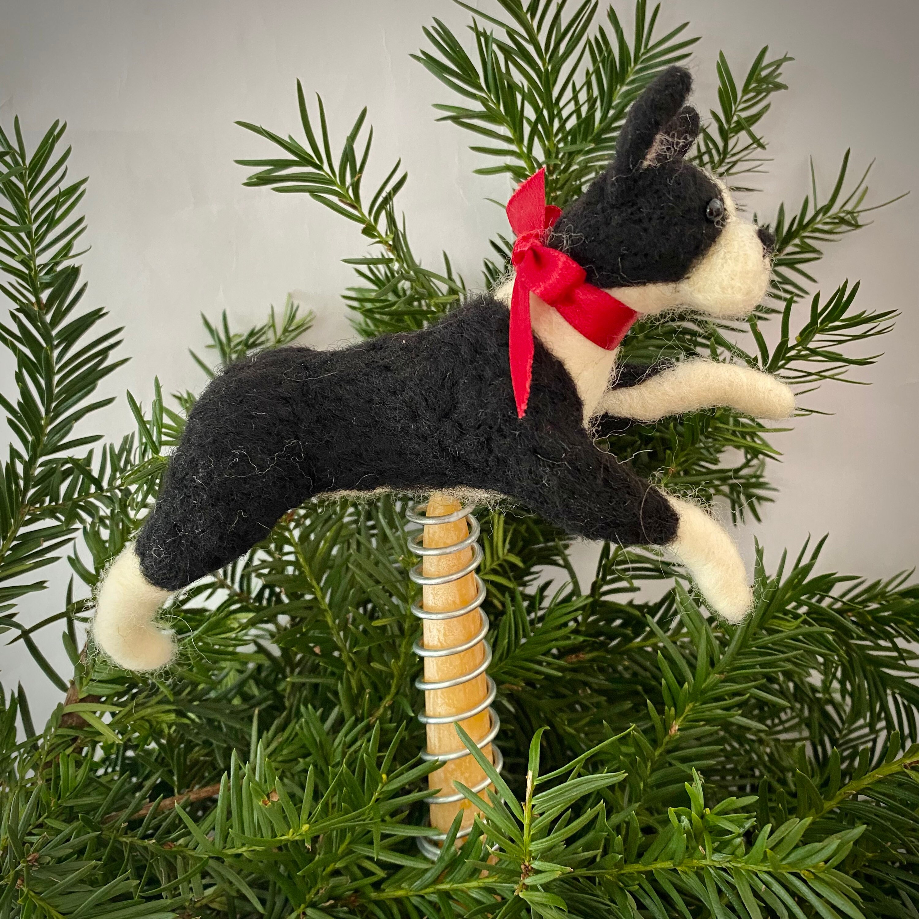 Multiple Dog Tree Topper (2 or 3) // Dog Christmas Tree Topper