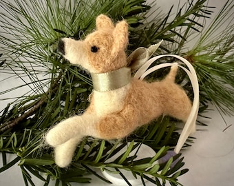 Ornament - Tiny Tan Dog