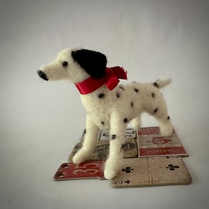 Needle Felted Dalmatian Puppy