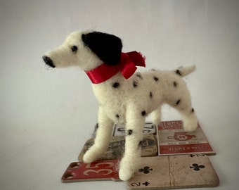 Needle Felted Dalmatian Puppy