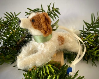 Ornament - Needle Felted Cavalier King Charles Spaniel Dog