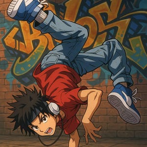 Anime Break Dancer