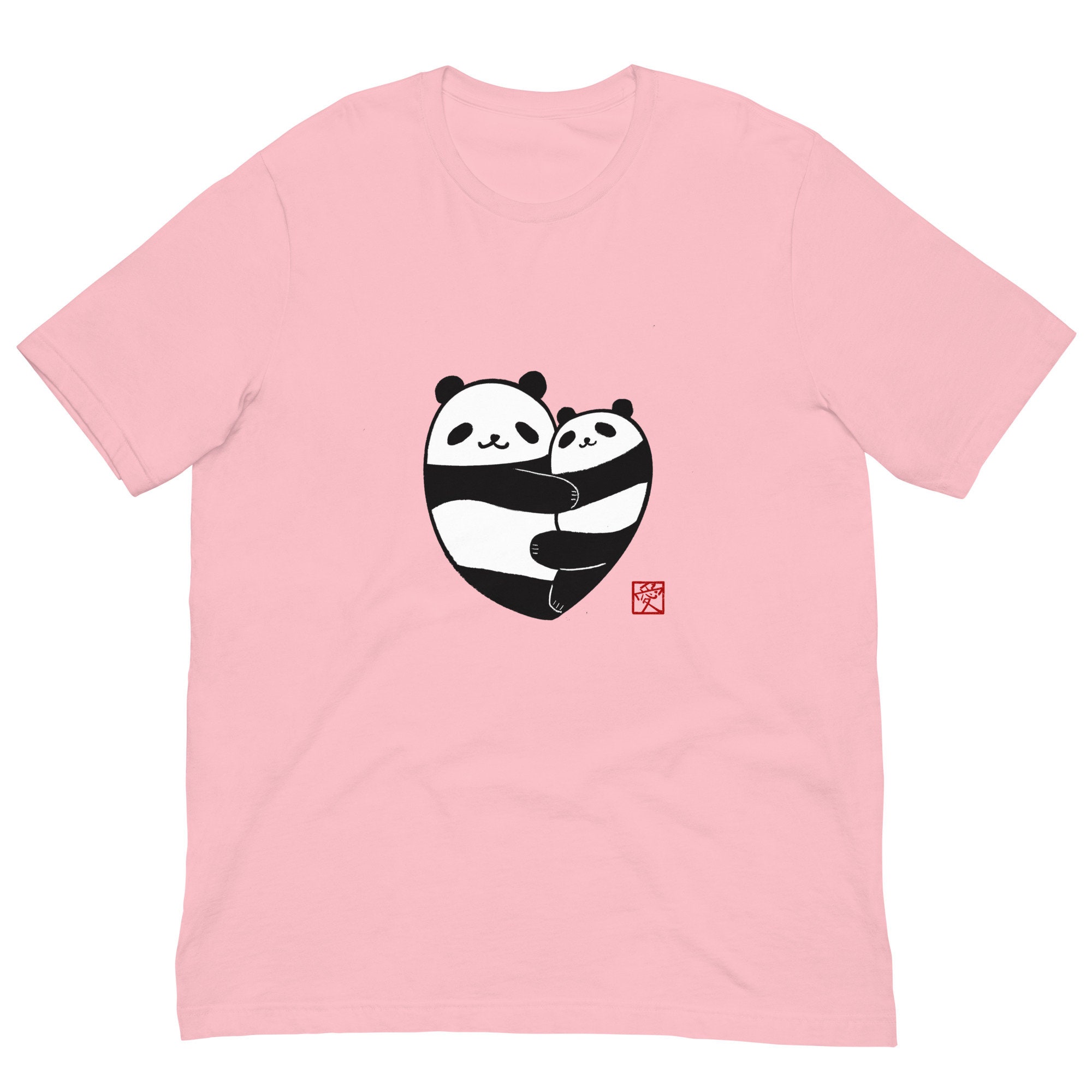 Panda Love T-shirt, Follow Your Heart Shirt, Kawaii Panda