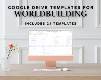 Worldbuilding Templates | 24 Google Drive Docs & Sheets | Digital Download for Writers and Dungeon Masters