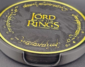 Lord of the Rings  drink coaster set
