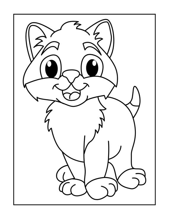 Baby Animal Coloring Book, Animal Coloring Book