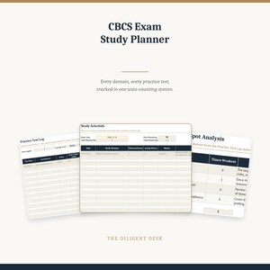 CBCS-examensstudieplanerare | Excel- och Google Sheets-spårare | NHA-certifieringsförberedelser för medicinsk fakturering och kodning | Kalkylblad för studieschema