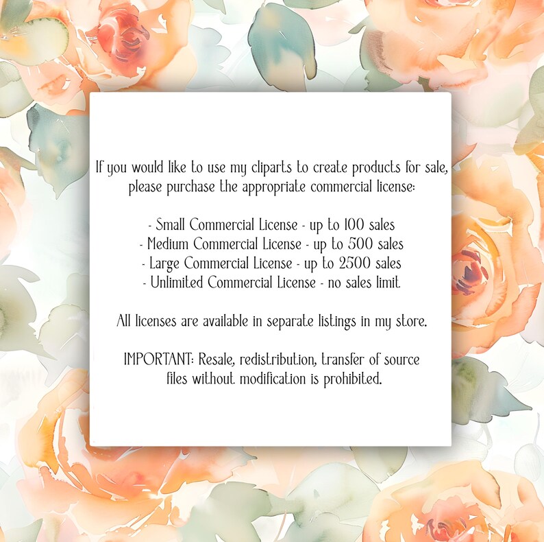 Extended Commercial License for Digital Products - Up to 2500 Sales for Business & Etsy Sellers image 4