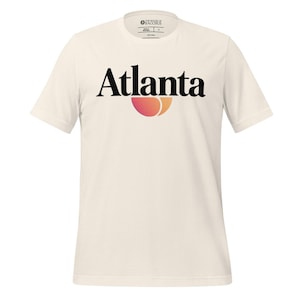 Camiseta con gráfico de Atlanta Peach: camiseta retro del orgullo de Atlanta