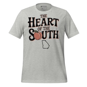 Georgia the Heart of the South l Peach State Graphic T-Shirt