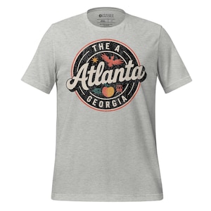 Camiseta vintage de Atlanta, Georgia: Camiseta con el logotipo de A Southern Peach Circle
