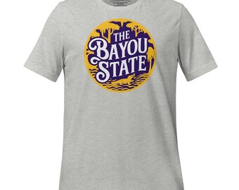 The Bayou State T-shirt – Louisiana Pride-shirt met print