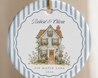 Personalized Bought A House Ornament, New Home Christmas Keepsake, First House Holiday Gift, Realtor Closing Gift, Funny Housewarming Presen