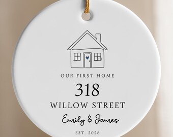 New Home Ornament Realtor Closing Gift Home Sweet Home Keepsake Bulk Real Estate Agent Client Gifts New House Christmas Housewarming Gift