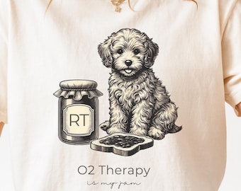 Koszulka Retro Respiratory Therapist Comfort Colors, Lung Squad, Is my Jam RT Shirt Gift, Prezenty na ukończenie szkoły Respiratory Therapist, Prezent RCP, RRT