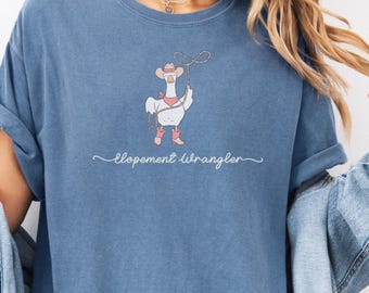 Elopement Wrangler Shirt Comfort Colors®, Funny ABA Therapy Tee, BCBA RBT Appreciation Gift, Western Sped Teacher Shirt, Autism Support Tee