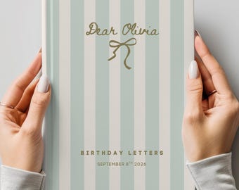 Personalized 30th Birthday Memory Book Birthday Letters Journal, Custom Keepsake Gift, Milestone Birthday Guest Book, Chapter 30 Bestie Gift