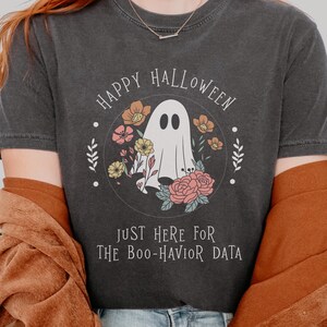 Spooky Behavior Specialist Tee, RBT Halloween Shirt, Funny BCBA Gift Comfort Colors® ABA Therapy Shirt Boo-havior Data Analyst Shirt Boo Tee