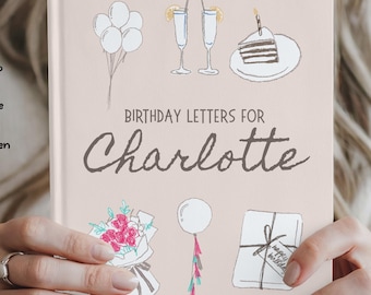Personalized Birthday Letters Notebook, Custom Memory Book for Kids, Birthday Keepsake Journal, Childhood Memory Book, Baby & Toddler Gift