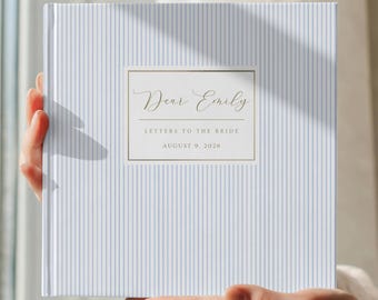 Libro de cartas personalizadas para la novia, libro de firmas para la despedida de soltera, álbum de fotos Polaroid de boda, libro de recuerdos para la novia, regalo de compromiso