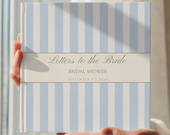 Personalized Letters To The Bride Photo Book, Bridal Shower Guest Book, Wedding Photo Album Keepsake, Bride To Be Gift