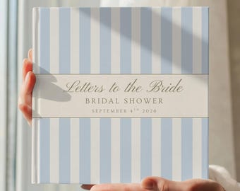 Personalized Letters To The Bride Photo Book, Bridal Shower Guest Book, Wedding Photo Album Keepsake, Bride To Be Gift